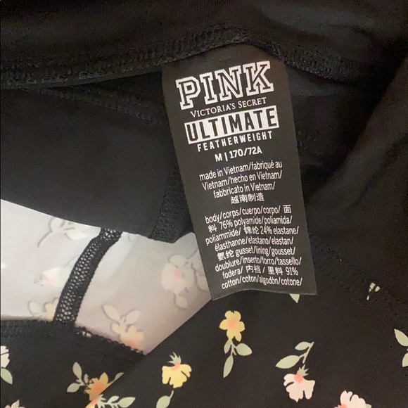 Flower print Pink Leggings - Picture 4 of 4